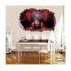 Sticker decorativ, Gaura in perete 3D, Anime, 85 cm, 1015STK Sticker decorativ, Gaura in perete 3D, Anime, 85 cm, 1015STK