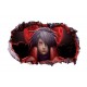 Sticker decorativ, Gaura in perete 3D, Anime, 85 cm, 1015STK Sticker decorativ, Gaura in perete 3D, Anime, 85 cm, 1015STK