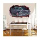 Sticker decorativ, Gaura in perete 3D, Masina, 80 cm, 1007STK-1 Sticker decorativ, Gaura in perete 3D, Masina, 80 cm, 1007STK-1
