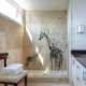 Sticker decorativ, Girafe, 130 cm, 747STK