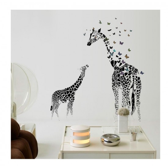 Sticker decorativ, Girafe, 130 cm, 747STK