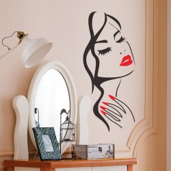 Sticker decorativ, Girl, 57 cm, 820STK