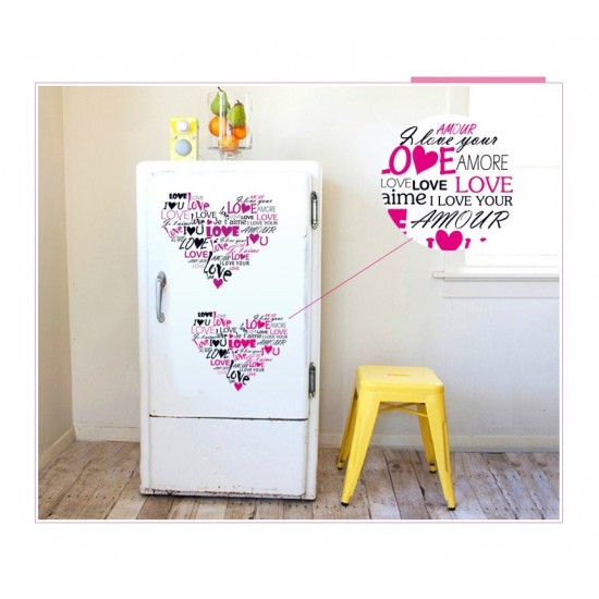 Sticker decorativ, Love, 120 cm, 704STK