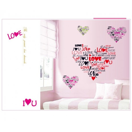 Sticker decorativ, Love, 120 cm, 704STK