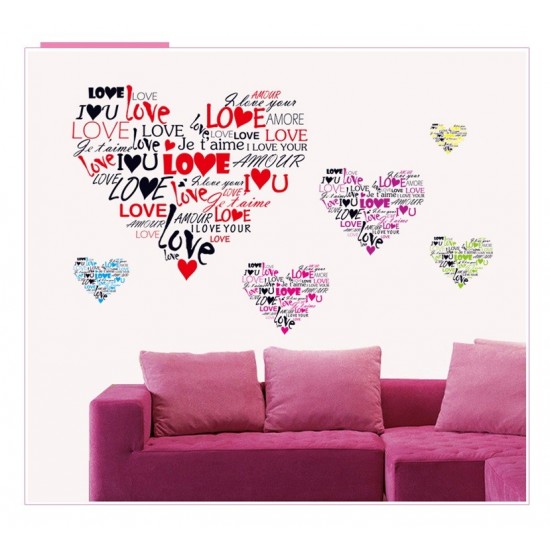 Sticker decorativ, Love, 120 cm, 704STK