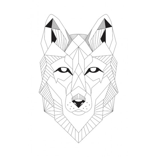 Sticker decorativ, Lup, 70 cm, 1071STK Sticker decorativ, Lup, 70 cm, 1071STK