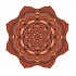 Sticker decorativ Mandala, Maro, 50 cm , 1059STK