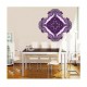 Sticker decorativ Mandala, Mov, 50 cm , 1063STK