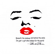 Sticker decorativ, Marilyn Monroe, 87 cm, 709STK Sticker decorativ, Marilyn Monroe, 87 cm, 709STK