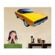 Sticker decorativ, Masina, 80 cm, 1008STK