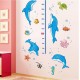 Sticker decorativ, Masuratoare cu Delfini, 160 cm, 773STK Sticker decorativ, Masuratoare cu Delfini, 160 cm, 773STK