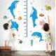 Sticker decorativ, Masuratoare cu Delfini, 160 cm, 773STK Sticker decorativ, Masuratoare cu Delfini, 160 cm, 773STK