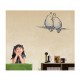 Sticker decorativ, Pasari, 55 cm, 1143STK