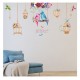 Sticker decorativ, Pasari, Colivie, 141 cm, 734STK