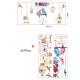 Sticker decorativ, Pasari, Colivie, 141 cm, 734STK