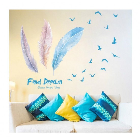 Sticker decorativ, Pene, 115 cm, 720STK