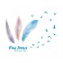 Sticker decorativ, Pene, 115 cm, 720STK
