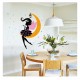 Sticker decorativ, Printesa pe luna, 122 cm, 707STK
