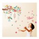 Sticker decorativ, Ramura cu flori, 145 cm, 719STK