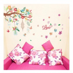 Sticker decorativ, Ramura cu flori, 145 cm, 719STK Sticker decorativ, Ramura cu flori, 145 cm, 719STK