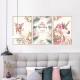 Sticker decorativ, Tablou flamingo, 93 cm, 791STK Sticker decorativ, Tablou flamingo, 93 cm, 791STK