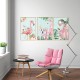 Sticker decorativ, Tablou flamingo, 93 cm, 806STK Sticker decorativ, Tablou flamingo, 93 cm, 806STK