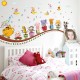 Sticker decorativ, Trenulet cu animale, 130 cm, 800STK