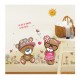 Sticker decorativ, Ursuleti, Flori, 110 cm, 724STK Sticker decorativ, Ursuleti, Flori, 110 cm, 724STK