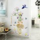 Sticker decorativ, Vaza cu flori, 115 cm, 759STK