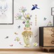 Sticker decorativ, Vaza cu flori, 115 cm, 759STK