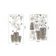 Sticker decorativ, Vaza cu flori, 118 cm, 741STK Sticker decorativ, Vaza cu flori, 118 cm, 741STK