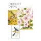 Sticker decorativ, Vaza cu flori, 74 cm, 813STK