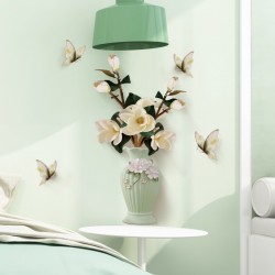 Sticker decorativ, Vaza cu flori, 75 cm, 815STK