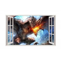 Sticker decorativ cu Dinozauri, 85 cm, 4201ST Sticker decorativ cu Dinozauri, 85 cm, 4201ST