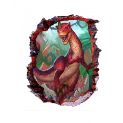 Sticker decorativ cu Dinozauri, 85 cm, 4203ST-1 Sticker decorativ cu Dinozauri, 85 cm, 4203ST-1