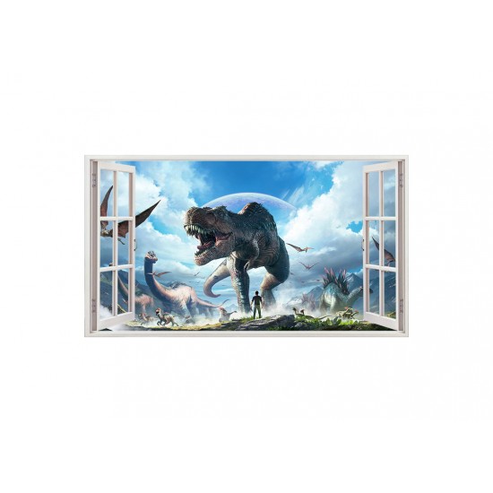 Sticker decorativ cu Dinozauri, 85 cm, 4204ST Sticker decorativ cu Dinozauri, 85 cm, 4204ST