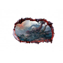 Sticker decorativ cu Dinozauri, 85 cm, 4205ST-1 Sticker decorativ cu Dinozauri, 85 cm, 4205ST-1