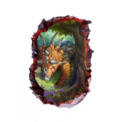 Sticker decorativ cu Dinozauri, 85 cm, 4207ST-1 Sticker decorativ cu Dinozauri, 85 cm, 4207ST-1