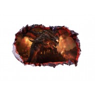 Sticker decorativ cu Dinozauri, 85 cm, 4213ST-1 Sticker decorativ cu Dinozauri, 85 cm, 4213ST-1
