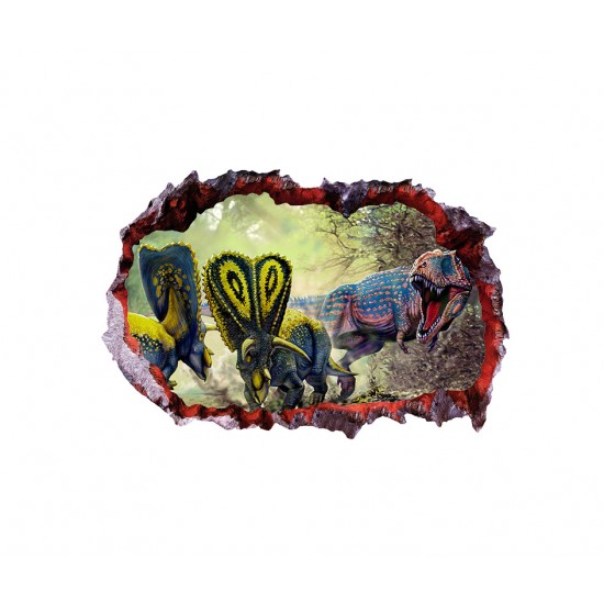 Sticker decorativ cu Dinozauri, 85 cm, 4215ST-1 Sticker decorativ cu Dinozauri, 85 cm, 4215ST-1