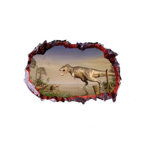 Sticker decorativ cu Dinozauri, 85 cm, 4220ST-1 Sticker decorativ cu Dinozauri, 85 cm, 4220ST-1