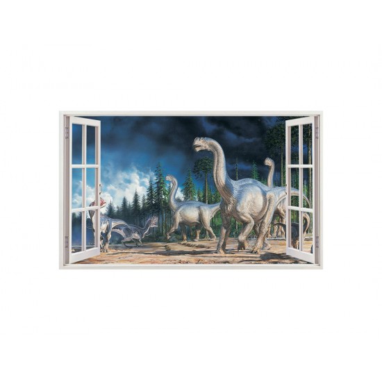 Sticker decorativ cu Dinozauri, 85 cm, 4224ST Sticker decorativ cu Dinozauri, 85 cm, 4224ST