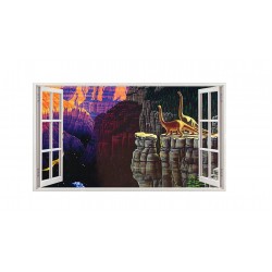 Sticker decorativ cu Dinozauri, 85 cm, 4225ST Sticker decorativ cu Dinozauri, 85 cm, 4225ST