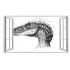 Sticker decorativ cu Dinozauri, 85 cm, 4230ST