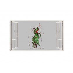 Sticker decorativ cu Dinozauri, 85 cm, 4231ST Sticker decorativ cu Dinozauri, 85 cm, 4231ST