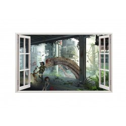 Sticker decorativ cu Dinozauri, 85 cm, 4234ST Sticker decorativ cu Dinozauri, 85 cm, 4234ST