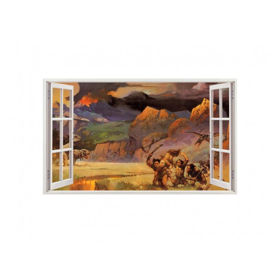 Sticker decorativ cu Dinozauri, 85 cm, 4236ST Sticker decorativ cu Dinozauri, 85 cm, 4236ST