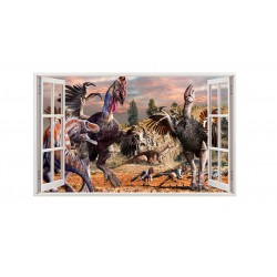 Sticker decorativ cu Dinozauri, 85 cm, 4237ST Sticker decorativ cu Dinozauri, 85 cm, 4237ST