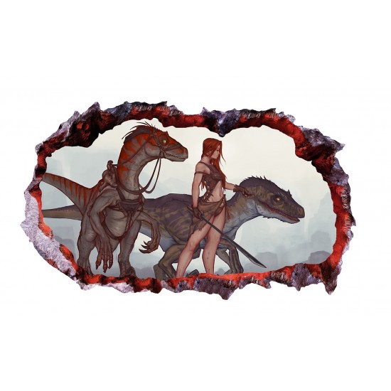 Sticker decorativ cu Dinozauri, 85 cm, 4240ST-1 Sticker decorativ cu Dinozauri, 85 cm, 4240ST-1