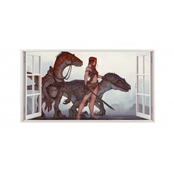 Sticker decorativ cu Dinozauri, 85 cm, 4240ST Sticker decorativ cu Dinozauri, 85 cm, 4240ST